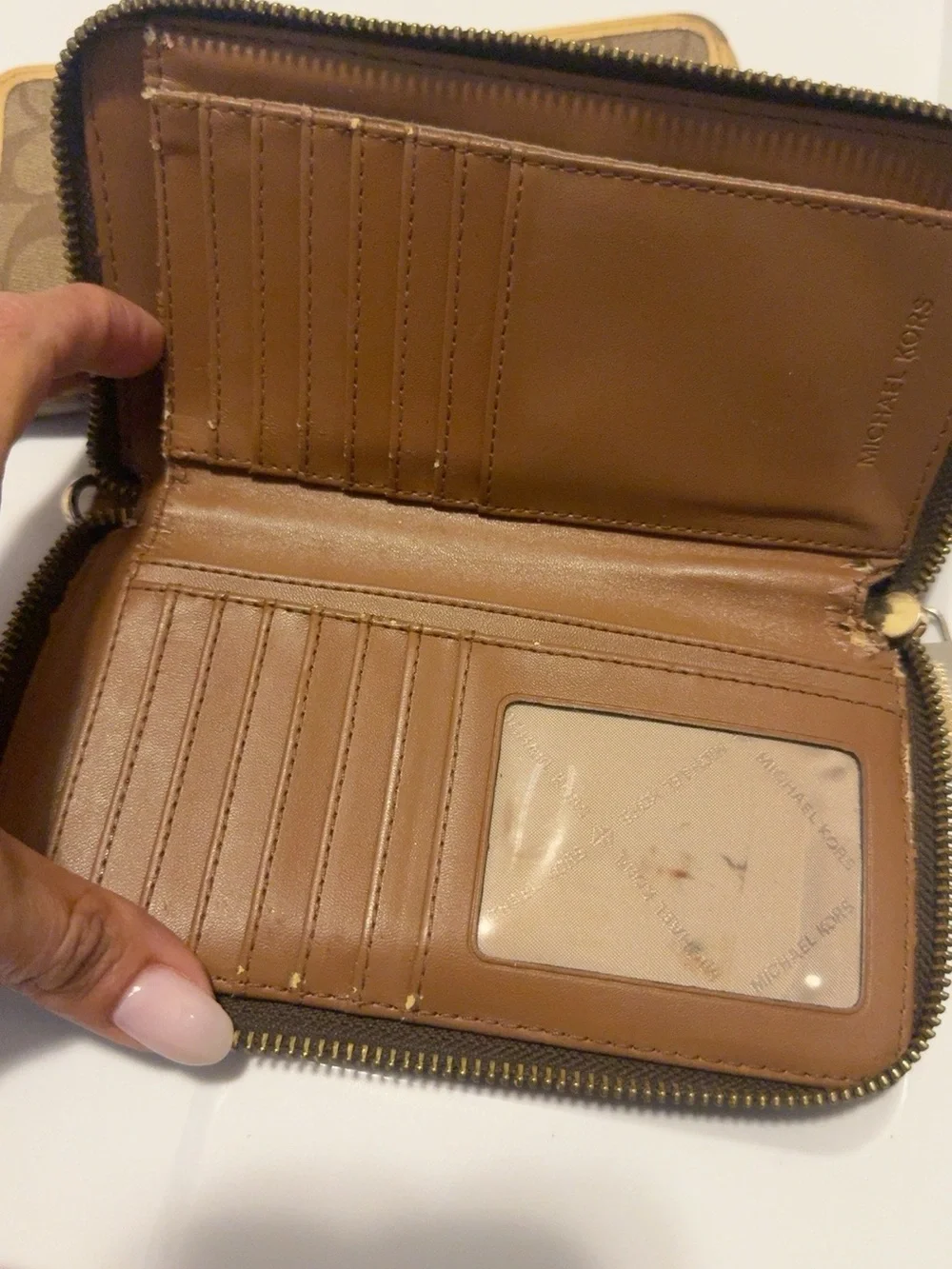 Michael Kors sleek zip